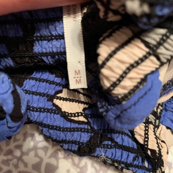 Free People Floral Off the Shoulder Dress Medium - Picture 6 of 7